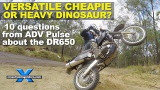 DR650 versatile cheapie or heavy dinosaur? 10 questions from ADV Pulse︱Cross Training Adventure