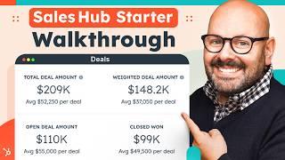 HubSpot Sales Hub Starter Plan Walkthrough