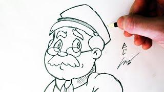 Como Desenhar Jaiminho o Carteiro Chaves - Cómo Dibujar Jaime Garabito - SLAY DESENHOS #322