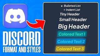 How To Do Discord Text Formats and Colored Text Complete Guide