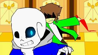 Sans vs Story Shift Chara Animation