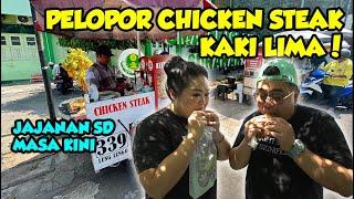 PELOPOR CHICKEN STEAK KAKI LIMA DI SOLO PALING ENAK JAJAN STEAK 339 SMA AL ISLAM SOLO