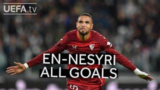 SEVILLA v ROMA  Youssef EN-NESYRI All #UEL GOALS