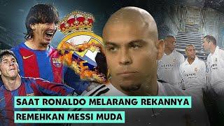 Sempat Diremehkan Para Bintang Madrid  Inilah yang Dikatakan Ronaldo Nazario Pertama Bertemu Messi