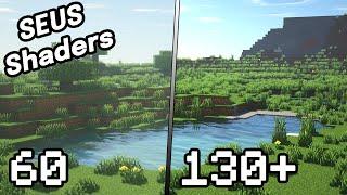 How to Increase FPS in Minecraft With SEUS Renewed Shaders and Optifine For Low End PCs