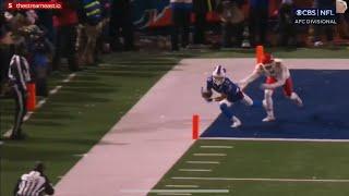 Khalil Shakir completes AMAZING Touchdown pass from Josh Allen So close to out of bounds #nfl