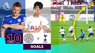 10 EPIC Leicester vs Spurs Goals  Premier League  Jamie Vardy & Son Heung-min