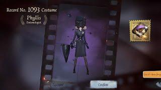 Identity V  SUCH A UNIQUE SKIN FOR A UNIQUE CHARACTER  Entomologist “Phyllis” Gameplay