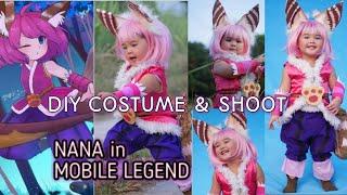 NANA Mobile Legend DIY Budget Costume Cosplay DIY shoot Indai Nana.