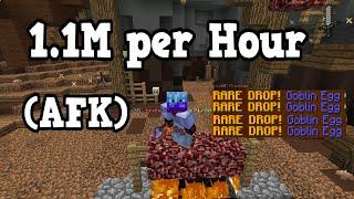 FULLY AFK Money Making Method Dwarven Mines  Middle to Late Game Tutorial in Hypixel Skyblock