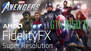 Marvels Avengers  FidelityFX Super Resolution  GTX 1050 ti  FSR