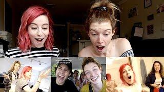 REACTING TO CARLY AND ERIN FROM DAVIDS VLOGS