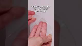 Wrinkles Schminkles Peeling Silicone Wrinkle Patch for ASMR #Shorts #ASMRvideo