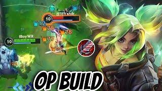 WILD RIFT ADC  THIS ZERI CARRY 1V9 WITH THIS BUILD IN PATCH 5.1C GAMEPLAY