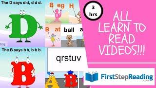 ALL Learn to Read VideosKindergartenPhonicsSight WordsLetter SoundsExceptionsDigraphsPre-K