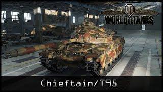 World of Tanks - Live ChieftainT95 Premium?  deutsch  gameplay 