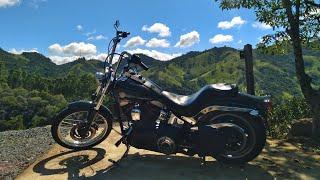 Rodando pela serra da mantiqueira - Softail fxst