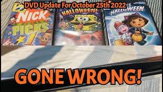 DVD UpdateUnboxing For October 25 2022 GONE WRONG