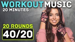 HIIT Workout Timer With Music  4020 HIIT Timer  20 Minute Workout