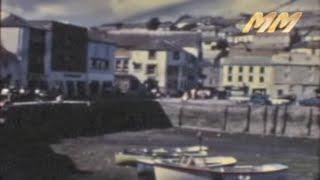 Mevagissey Cornwall England 1970s old cine film 112