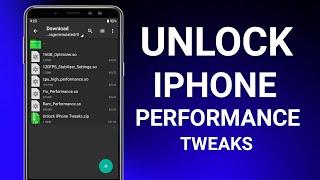 UNLOCK iPHONE PERFORMANCE TWEAKS  BOOST PERFORMANCE  FIX LAG  MAX FPS - NO ROOT