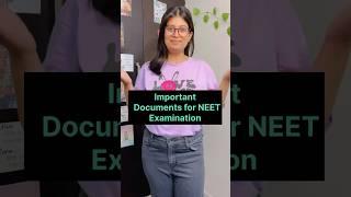 Documents You must carry to NEET Exam center #neet2024 #neet #ytshorts