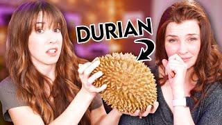 We Try Durian The Worlds WEIRDEST and Smelliest Fruit