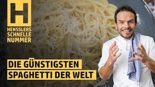 Schnelles Die günstigsten Spaghetti der Welt Rezept von Steffen Henssler  Günstige Rezepte