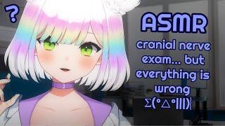 ASMR cranial nerve exam‍️⁉️ everything is wrong with you and me  roleplay  3DIO #asmr