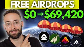 Top FREE Airdrops for 2024 $0 Required