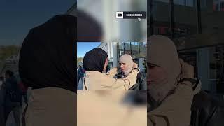 🩷hijab trying  public reaction #Shorts #viral #youtubeshorts