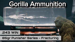 Gorilla Ammunition .243 WIN 85gr Punisher Series - Fracturing