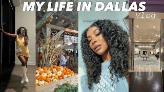 MY LIFE IN DALLAS VLOG  Girls Night Out lululemon haul Farmers Market & More