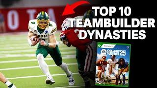 Top 10 Dynasty Schools for Teambuilder in College Football 25