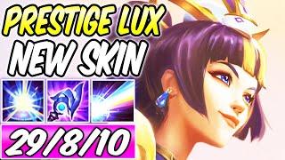 *29 KILLS* CLEAN PRESTIGE LUX PORCELAIN MID FULL AP GAMEPLAY  Build & Runes S12  League of Legends