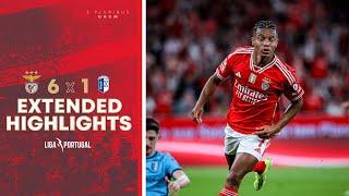 Extended Highlights SL Benfica 6-1 FC Vizela