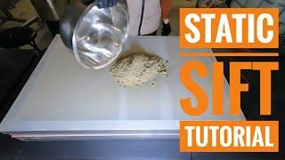 Static Sift Tutorial - Tribolelectrostatic Separation of Trichome Heads