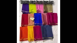 Pure Mysore silk saree available on offer price