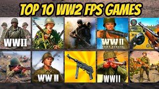 Top 10 Best World War 2 FPS Mobile Games in 2024 AndroidiOS - WW2 Games