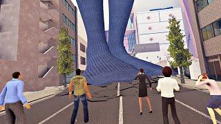 Giantess attacks the city - VR