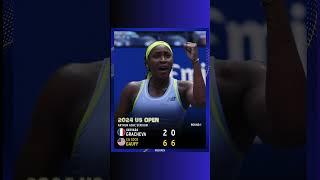 Tennis US Open 2024 Title defense is up and running for Coco #shorts