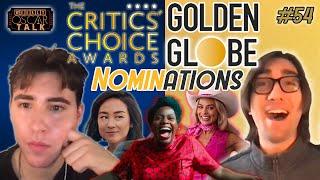 Critics Choice 2024 Nominations REACTION & Golden Globes Noms Breakdown - Weekly Oscar Talk #54