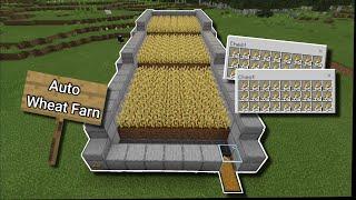 How to make an Auto Wheat Farm in Minecraft