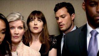 Fifty Shades Darker Sneak Peek Christian and Ana Heat Things Up in an Elevator