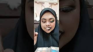 black makeup look