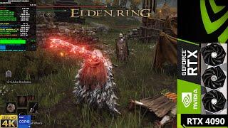 Elden Ring Maximum Settings Unlocked FPS 4K  RTX 4090  i9 12900K 5.3GHz