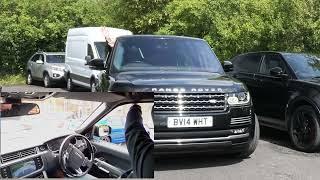 How to operate the Automatic Parallel Parking  in a 2014 Range Rover 4 4 SD V8 Autobiography BV14WHT