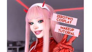 ZEROTWO anime cosplay makeup TUTORIAL from „darling in the franxx“