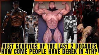 Best Front Double Biceps ever + Derek is Cut + Samson can beat Derek + Carlos reveals his next show