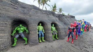 AVENGERS SUPERHEROES HULK CARTOON VS MARVELS SPIDER-MAN 2 THANOS VS SUPERMAN AQUAMAN VS IRONMAN